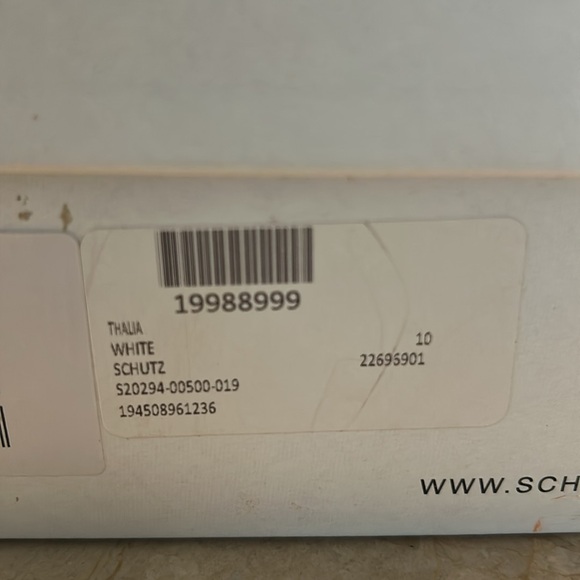 Women’s SCHUTZ Thalia White and Tan Espadrille Wedge Platform - Picture 8 of 16